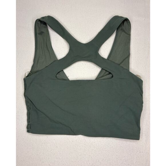 Lululemon Olive Green Size XS Sports Bra With Removable Pads Excellent Condition - Picture 2 of 4